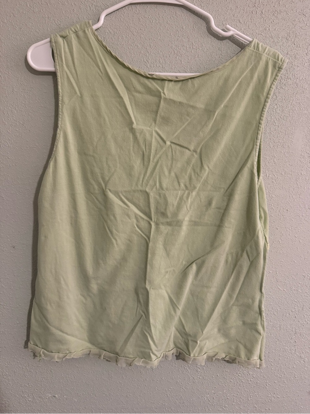 Whimsy Light Green Tanktop - Picture 2 of 4